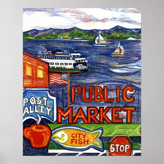 Pôster Postar Beco com Ferry (Frente)