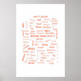 Poster Poster20x30 / SEU NOME? / METROPOLIM