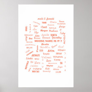 Poster Poster20x30 / SEU NOME? / METROPOLIM