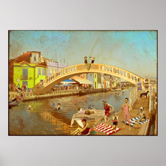 Poster Póster A Ponte dos Carcavelos de Aveiro (Frente)