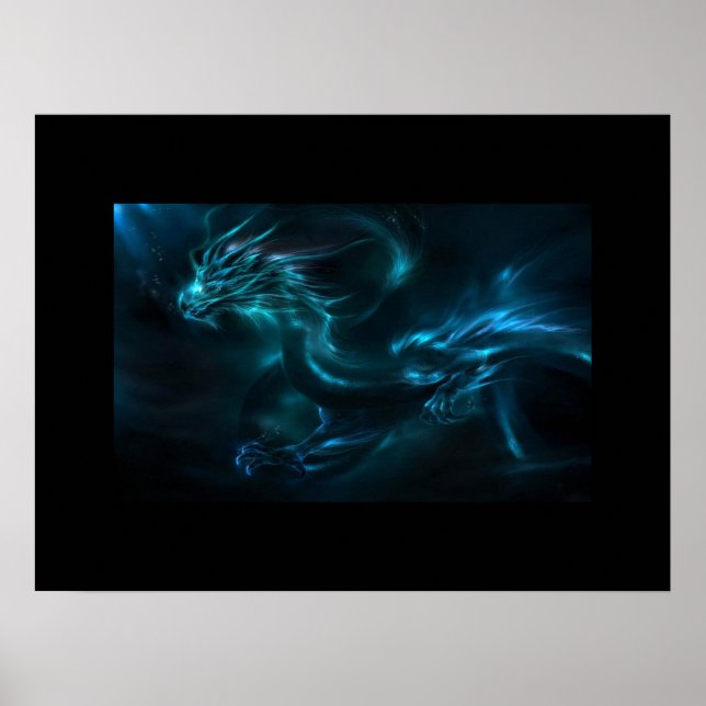 Poster Poster-Abstrato-Art-Dragon (Frente)