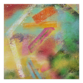 Pôster Poster Abstrato brilhante