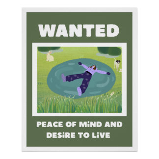 Pôster Poster aesthetic peace mind nature healing vibes