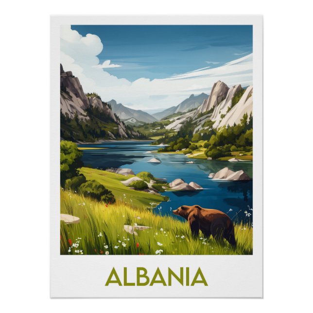 Pôster Poster Albania (Frente)