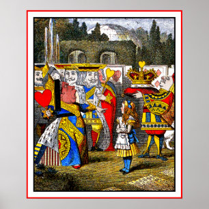 Poster Poster: Alice encontra a rainha dos corações