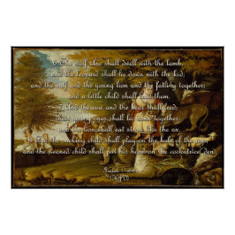 Pôster Poster animal - Isaiah 11:6-8