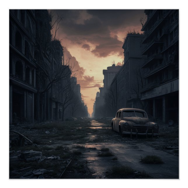 Pôster Poster Apocalypse Auto 02 (Frente)