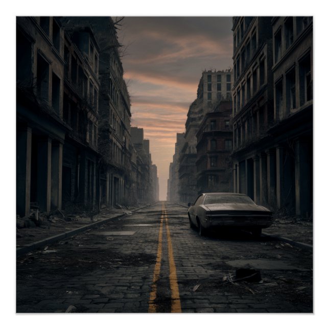 Pôster Poster Apocalypse Auto 03 (Frente)