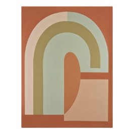 Pôster póster arcoiris boho