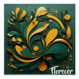 Pôster Póster Arte Biodiversidad Viva