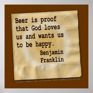 Poster Poster, Arte - Cerveja É Prova