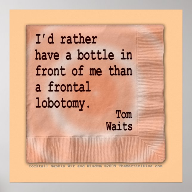 Pôster Poster, arte - Lobotomia frontal (Frente)