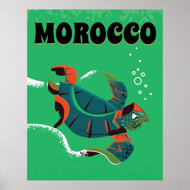 Pôster Poster-arte marroquina (Frente)