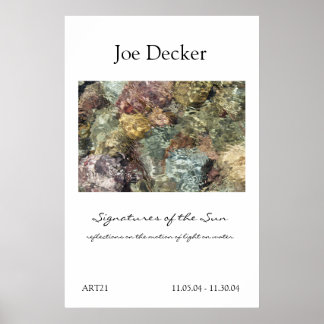 Poster Poster: Assinaturas do Sol/ART21