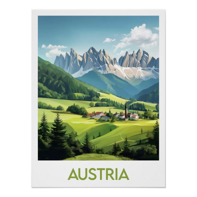 Pôster Poster Austria (Frente)