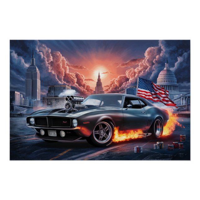 Pôster Poster Auto Drapeaux 03 (Frente)