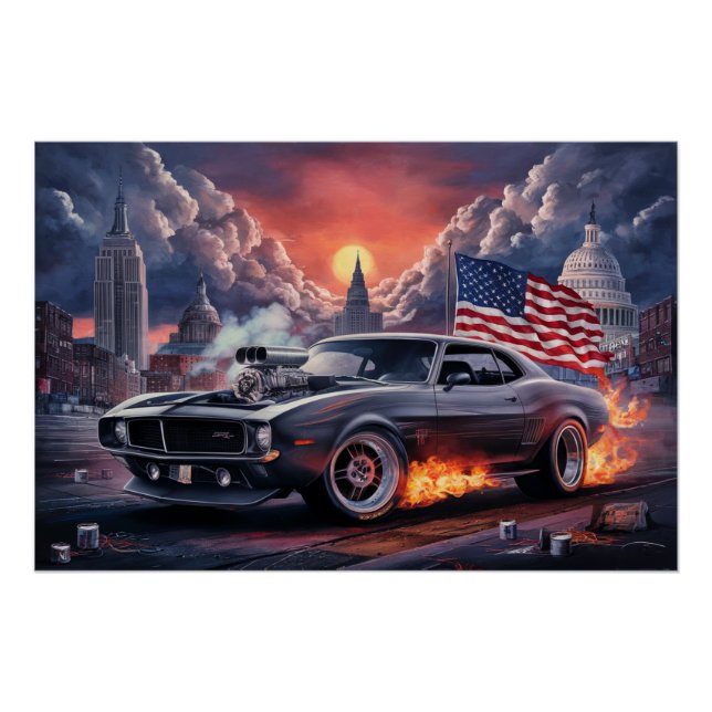 Pôster Poster Auto Drapeaux 04 (Frente)