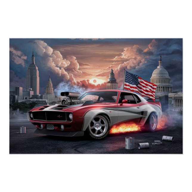 Pôster Poster Auto Drapeaux 08 (Frente)