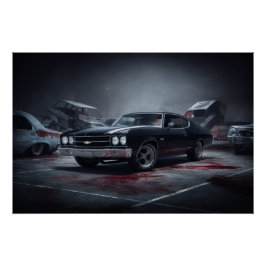 Pôster Poster Auto Noir 02