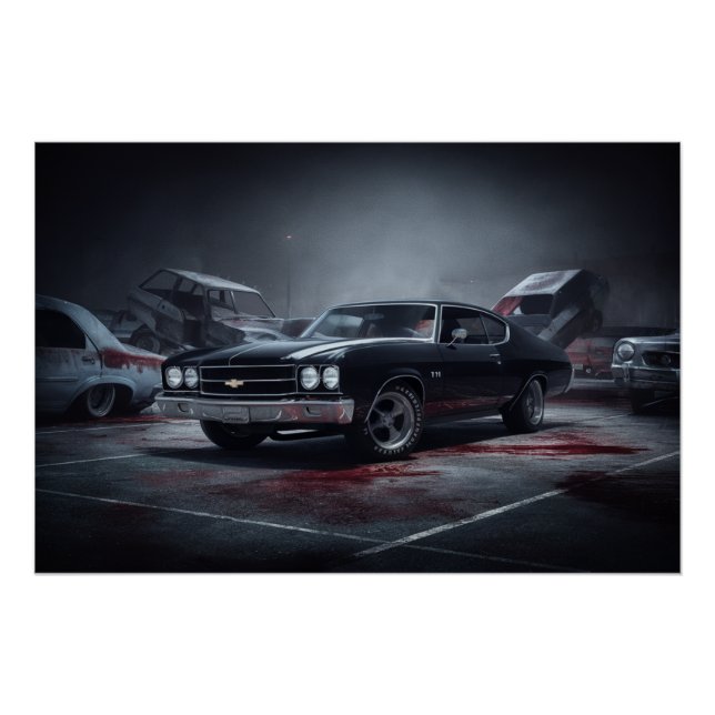 Pôster Poster Auto Noir 02 (Frente)