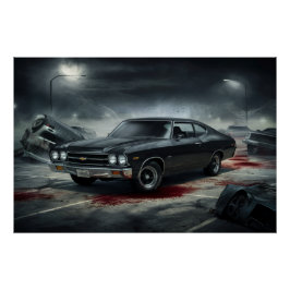 Pôster Poster Auto Noir 03