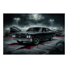 Pôster Poster Auto Noir 05