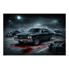 Pôster Poster Auto Noir 06
