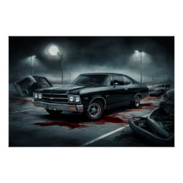 Pôster Poster Auto Noir 08