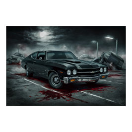 Pôster Poster Auto Noir 09