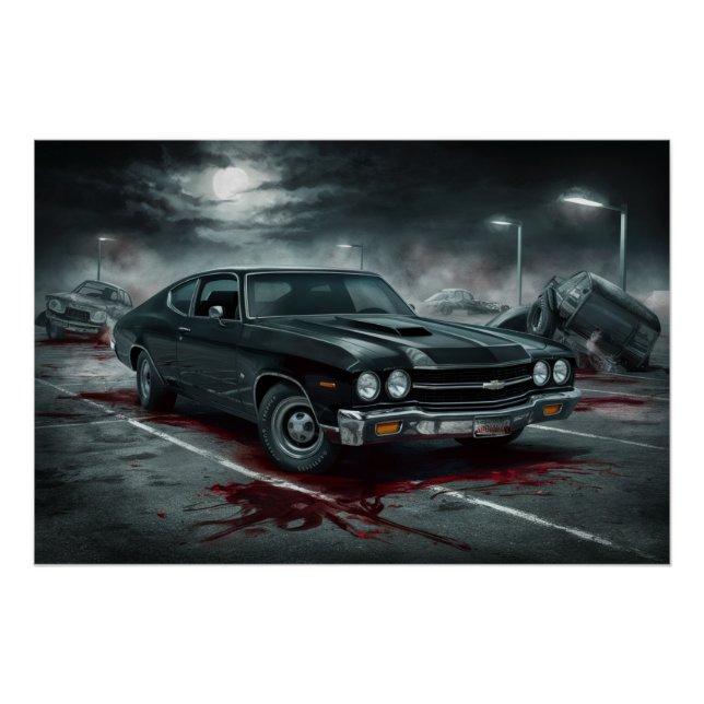 Pôster Poster Auto Noir 09 (Frente)