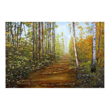 "POSTER AUTUMN PATH"
