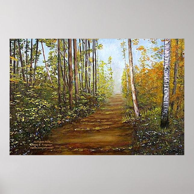 POSTER "POSTER AUTUMN PATH" (Frente)