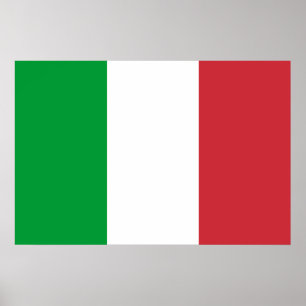 Pôster Poster: Bandeira de Italia