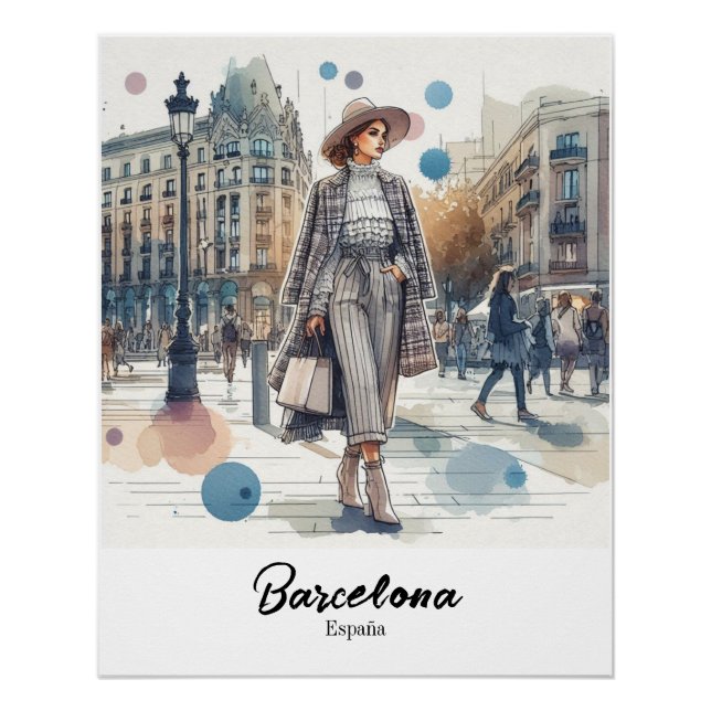 Pôster Poster Barcelona (Frente)