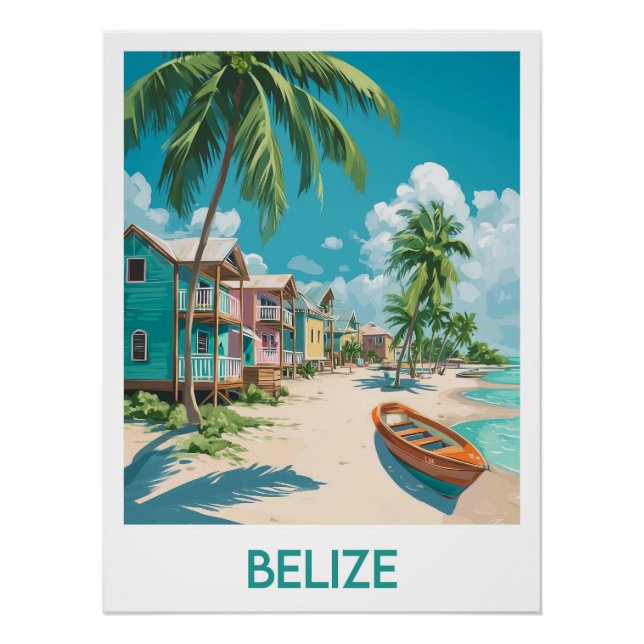 Pôster Poster Belize (Frente)