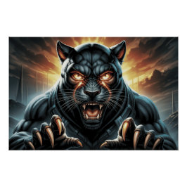 Pôster Poster Black Cat and Rat 11 D