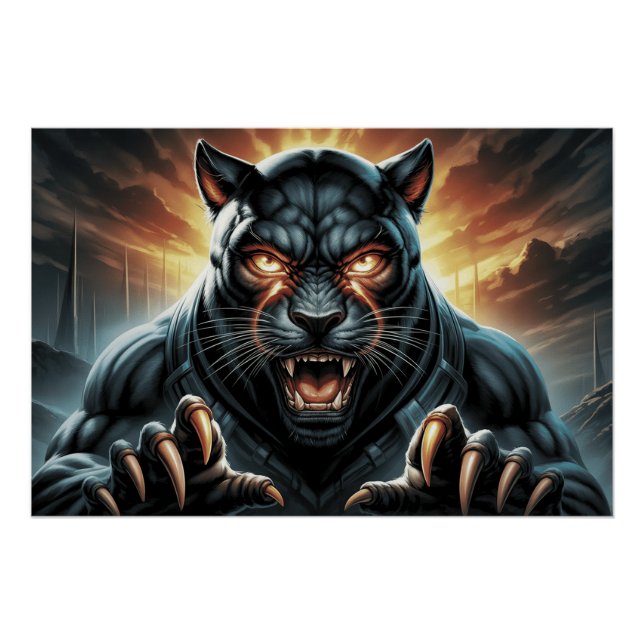 Pôster Poster Black Cat and Rat 11 D (Frente)