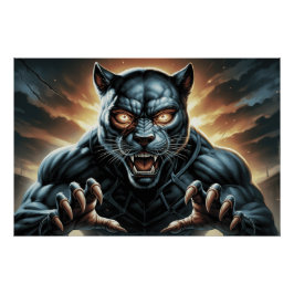 Pôster Poster Black Cat and Rat 11 F