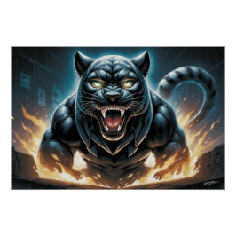 Pôster Poster Black Cat and Rat 11 I