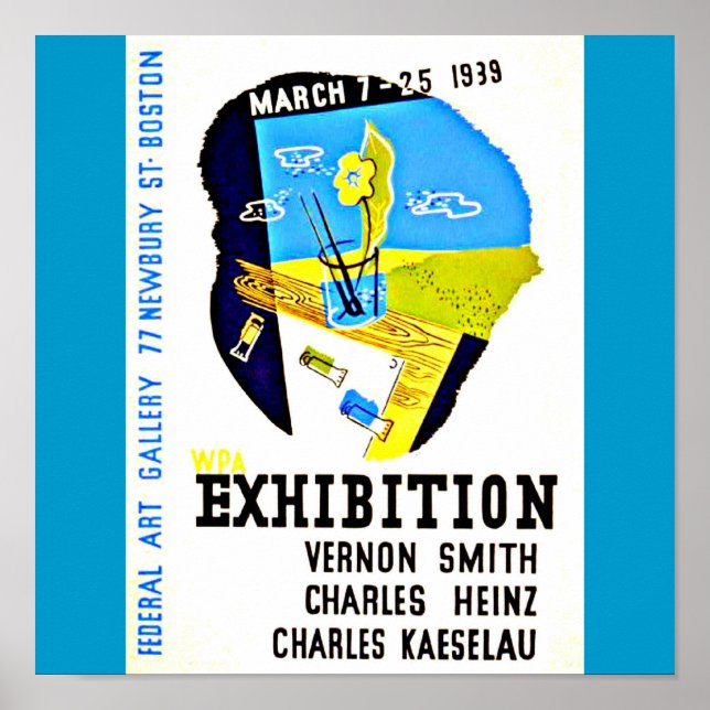 Poster Poster-Boston WPA-20 (Frente)