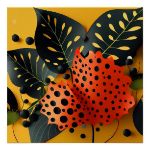 Pôster Poster botânico brilhante