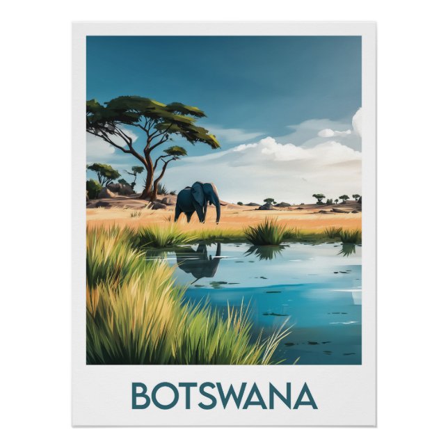 Pôster Poster Botswana (Frente)