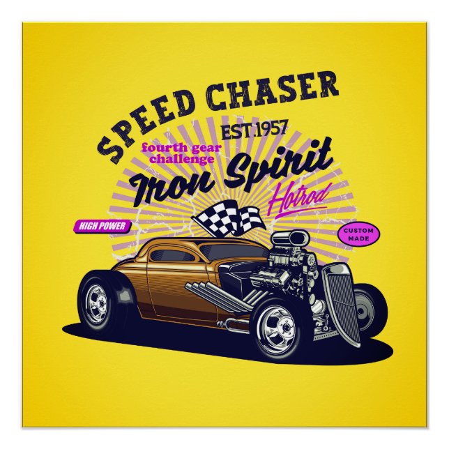 Pôster Poster brilhante (Frente)