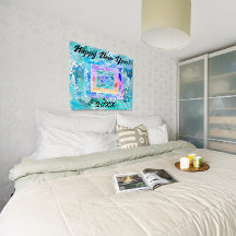 Poster brilhante Abstrato 20XX