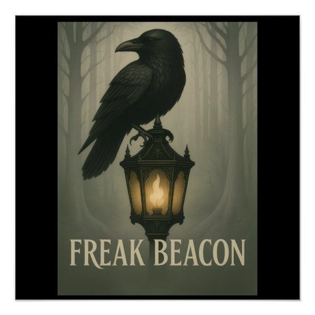 Pôster Poster brilhante de Beacon Raven (Frente)