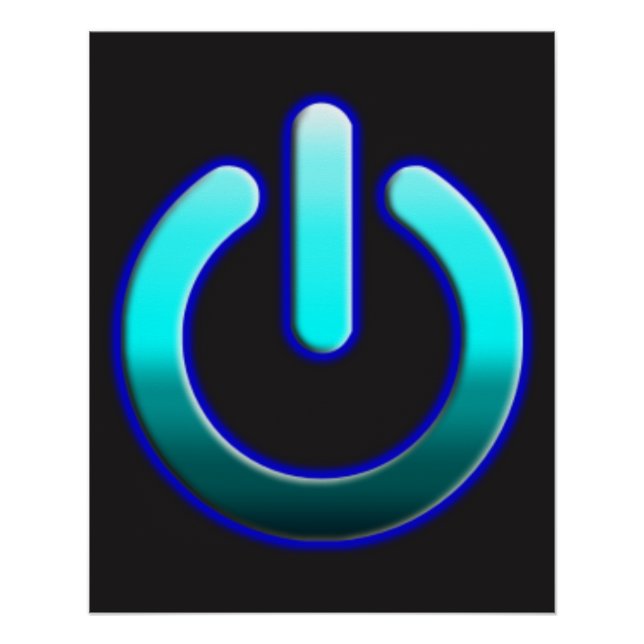 Pôster Poster brilhante do Zazzle Power Zer0 (Frente)