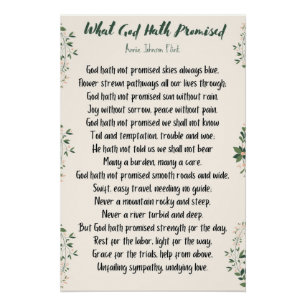 Pôster Poster brilhante O Que Deus Hath Prometeu