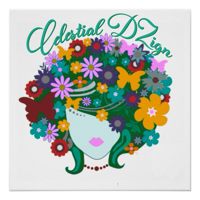 Pôster Poster brilhante personalizado (Frente)