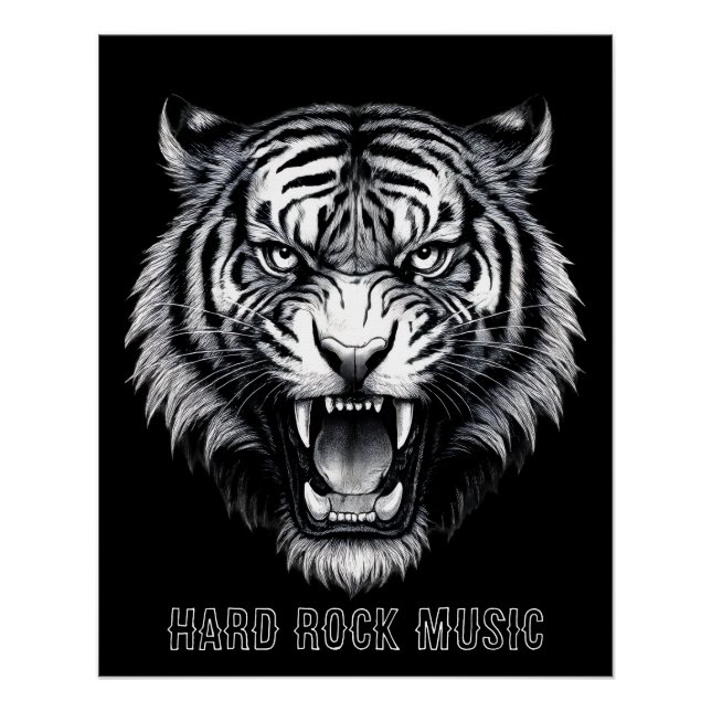 Pôster Poster brillant Hard Rock Music (Frente)
