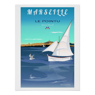 Pôster Poster brillant, Le Pointu : L'Esprit de Marseille